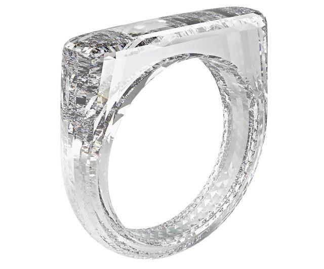 Solid Diamond Ring