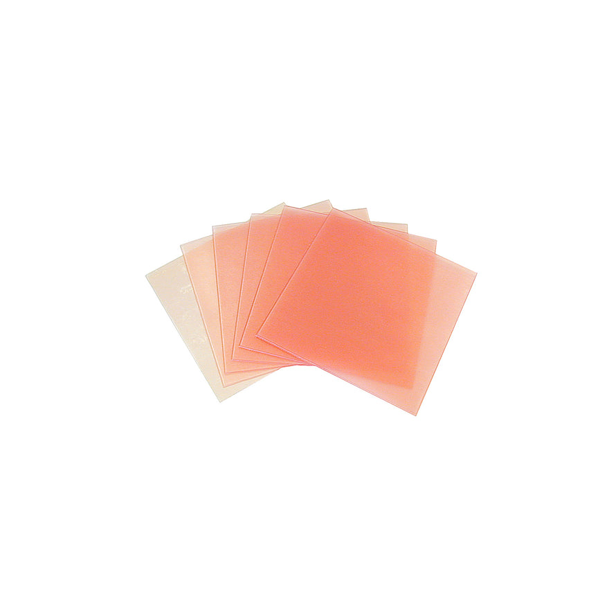 Wax Sheet (Pink) 22 Gauge (0.84mm Thick), 100 x 100mm