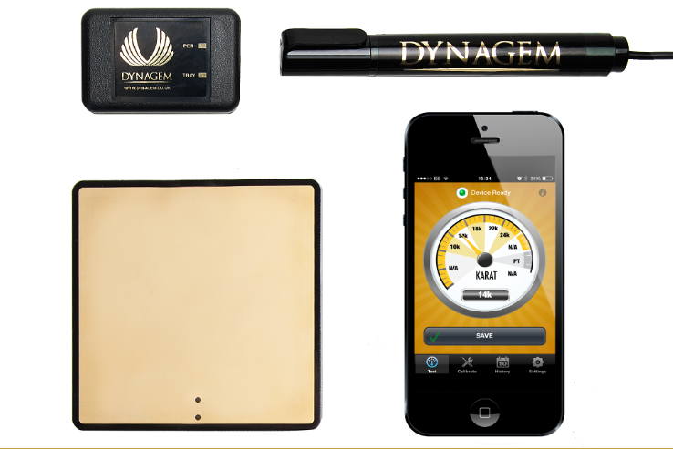 Dynagem Mobile Gold &amp; Platinum Tester für Apple iOS Android und Windows