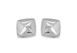 Hoxton London Men's Sterling Silver Square Pyramid Cufflinks