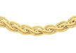 9ct Yellow Gold Large Diamond Cut and Polished Spiga Chain Necklace 