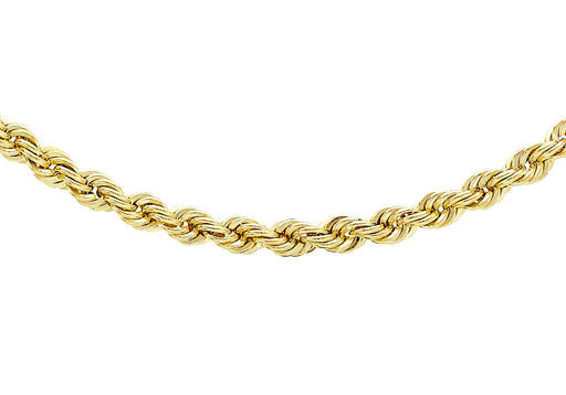 9ct Yellow Gold 100 Rope Chain 71m/28"9