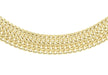 9ct Gold Domed Curb Necklace 