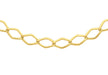 9ct Yellow Gold 50 Hollow Diamond Link Curb Chain 46m/18"9