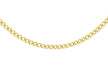 9ct Yellow Gold 60 Diamond Cut Curb Chain 46m/18"9