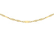 9ct Yellow Gold Diamond Cut Twist and Bar Curb Chain 41m/16"9
