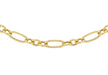 9ct Yellow Gold 80 Twist Detail Figaro Chain 51m/20"9