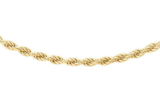 9ct Yellow Gold 30 Rope Chain 41m/16"9