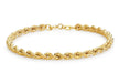 9ct Yellow Gold Hollow Rope Bracelet 19m/7.5"9
