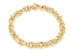 9ct Yellow Gold Thick Oval Belcher Bracelet 