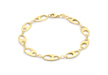 9ct Yellow Gold Flat Elliptic Anchor Link Bracelet