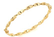 9ct Yellow Gold Greian Detail Twist Bangle