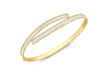 9ct Yellow Gold Crossover Stardust Bangle