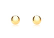 9ct Gold Polished Ball Child's Stud Earrings 