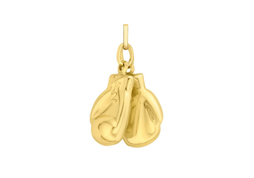 9ct Yellow Gold Double Boxing Glove Pendant