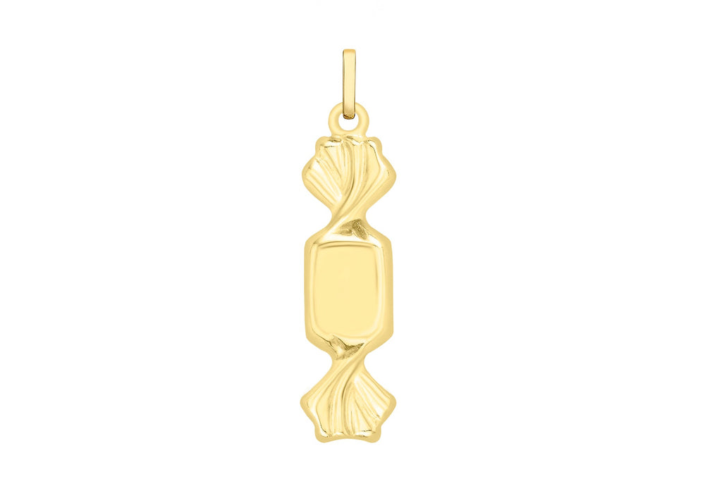 9ct Yellow Gold Toffee Pendant