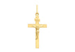 9ct Yellow Gold Polished Crucifix  Pendant