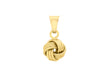 9ct Yellow Gold Textured Knot Pendant