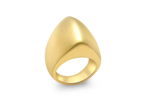 9ct Yellow Gold Triangle Eletroform Ring
