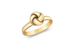 9ct Yellow Gold 4 Way Knot Ring