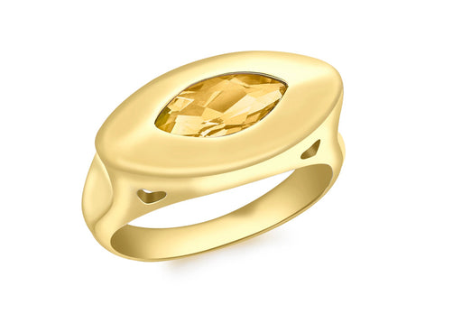 9ct Yellow Gold Marquise   Ring