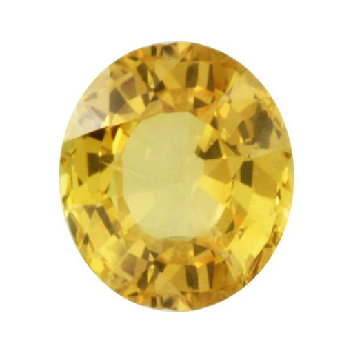 1.16ct Oval Yellow Sapphire 7x6mm - Dynagem 