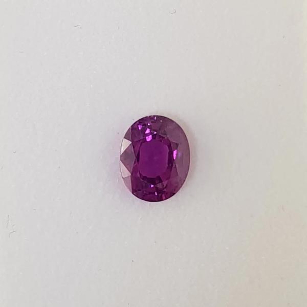 2.19ct Oval Purple Sapphire 7.9x6.4mm - Dynagem 