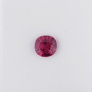 1.55ct Cushion Cut Pinkish Red Spinel 7x6.6mm - Dynagem 