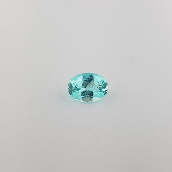 1.06ct Oval Faceted Paraiba Type Tourmaline 8x6mm - Dynagem 