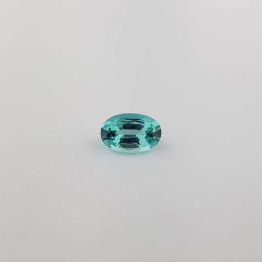 1.30ct Oval Faceted Teal Blue Tourmaline 8.50x5.5mm - Dynagem 