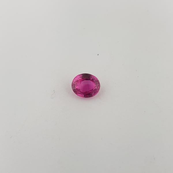 1.29ct Oval Faceted Ruby 6.8x5.8mm - Dynagem 