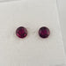 0.66ct Pair of Round Faceted Rubies 3.8mm - Dynagem 