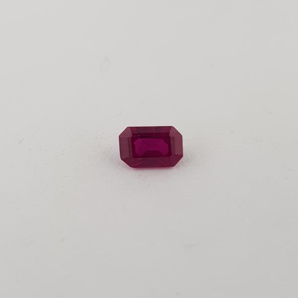 0.5ct Octagon Cut Ruby 5.7x3.6mm - Dynagem 