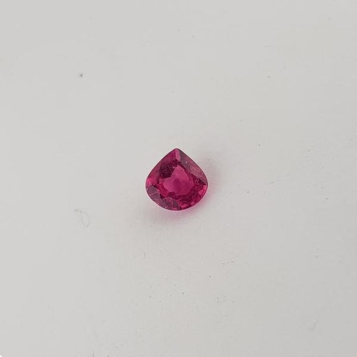 0.73ct Pear Shape Ruby 5.7x5.6mm - Dynagem 