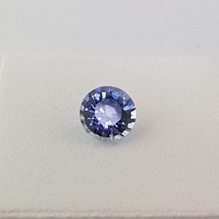 1.60ct Round Faceted Sapphire 7mm - Dynagem 