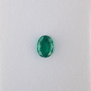 1.00ct Oval Faceted Emerald 7.2x5.4mm - Dynagem 