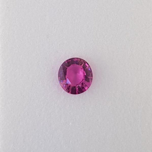 1.25ct Round Faceted Pink Sapphire 7mm - Dynagem 