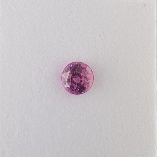 1.57ct Round Faceted Pink Sapphire 6.3x4.8mm - Dynagem 