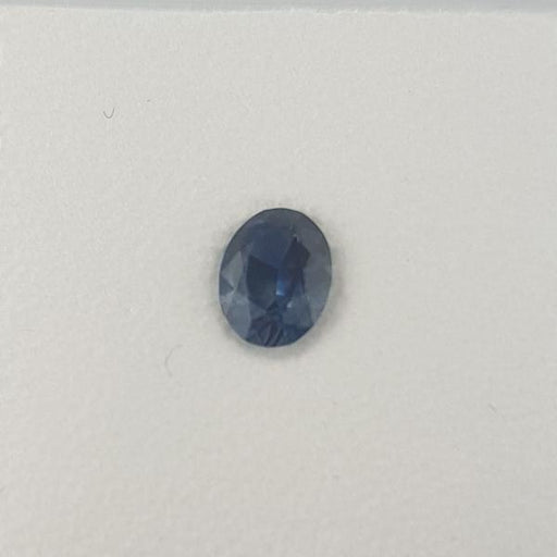 0.62ct Oval Faceted Blue Sapphire 6x4.6mm - Dynagem 