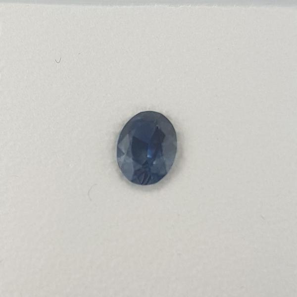 0.62ct Oval Faceted Blue Sapphire 6x4.6mm - Dynagem 