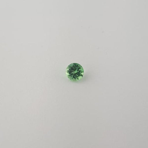 0.46ct Round Faceted Mint Green Garnet 4.5mm - Dynagem 