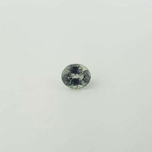 1.11ct Oval Faceted Green Sapphire 6x5.2mm - Dynagem 