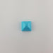 5.98ct Pyramid Cabochon Turquoise 10mm - Dynagem 