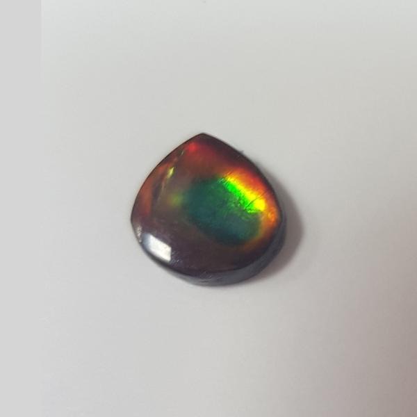 Pear Shape Ammolite Triplet 10.3x10.1mm - Dynagem 