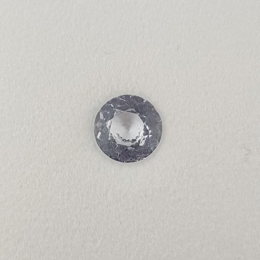 0.88ct Round Faceted White Sapphire 5.9mm - Dynagem 