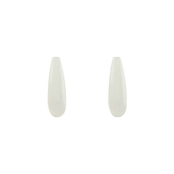 14.26ct Pair Of Top Drilled White Moonstone Drops 22x7mm - Dynagem 