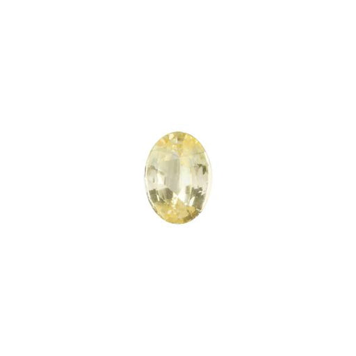 1.57ct Oval Faceted Yellow Sapphire 8x5.8mm - Dynagem 