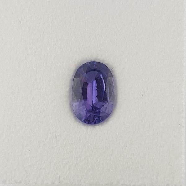 1.26ct Oval Faceted Purple Sapphire 8x5.4mm - Dynagem 