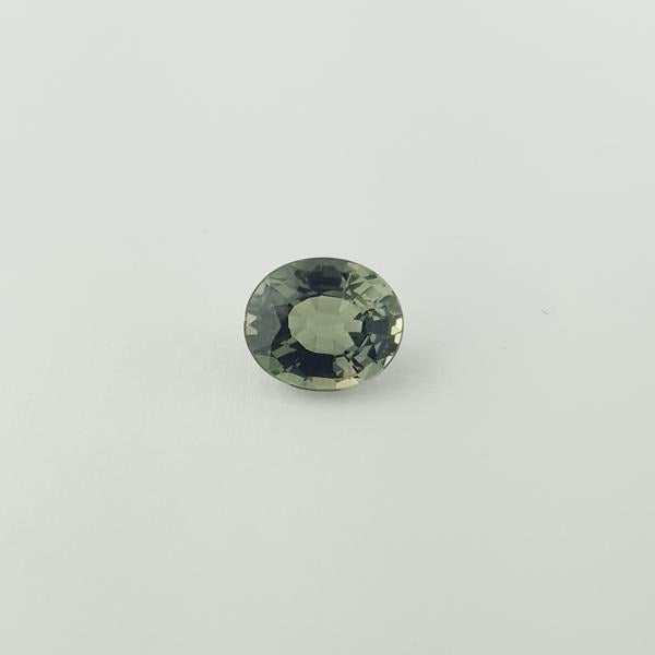 2.60ct Oval Faceted Green Sapphire 8.7x7.2mm - Dynagem 