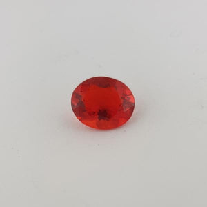4.24ct Oval Faceted Fire Opal 13x11mm - Dynagem 